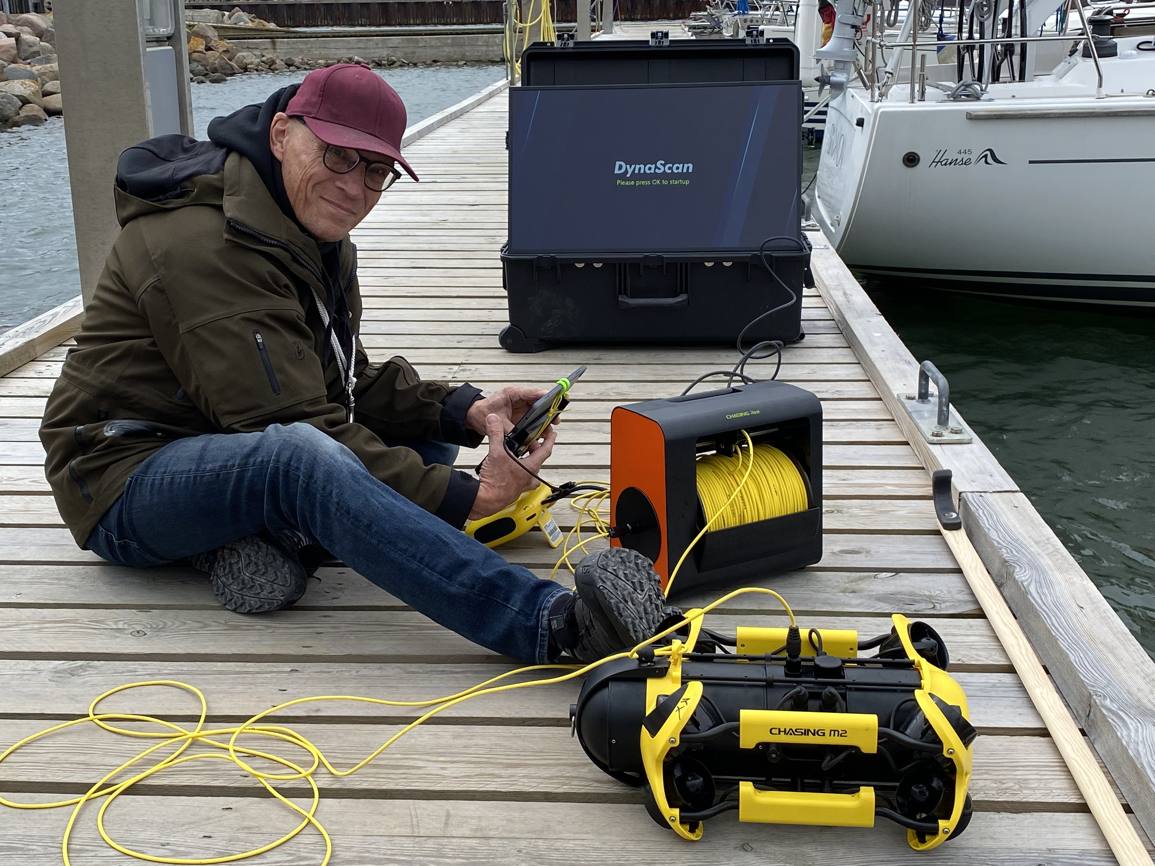 Klargøring af undervandsdrone